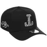 Texas Rangers MLB Flipmode 2.0 Liquid Titanium New Era 9FORTY A-Frame (Black/Black/Gray)