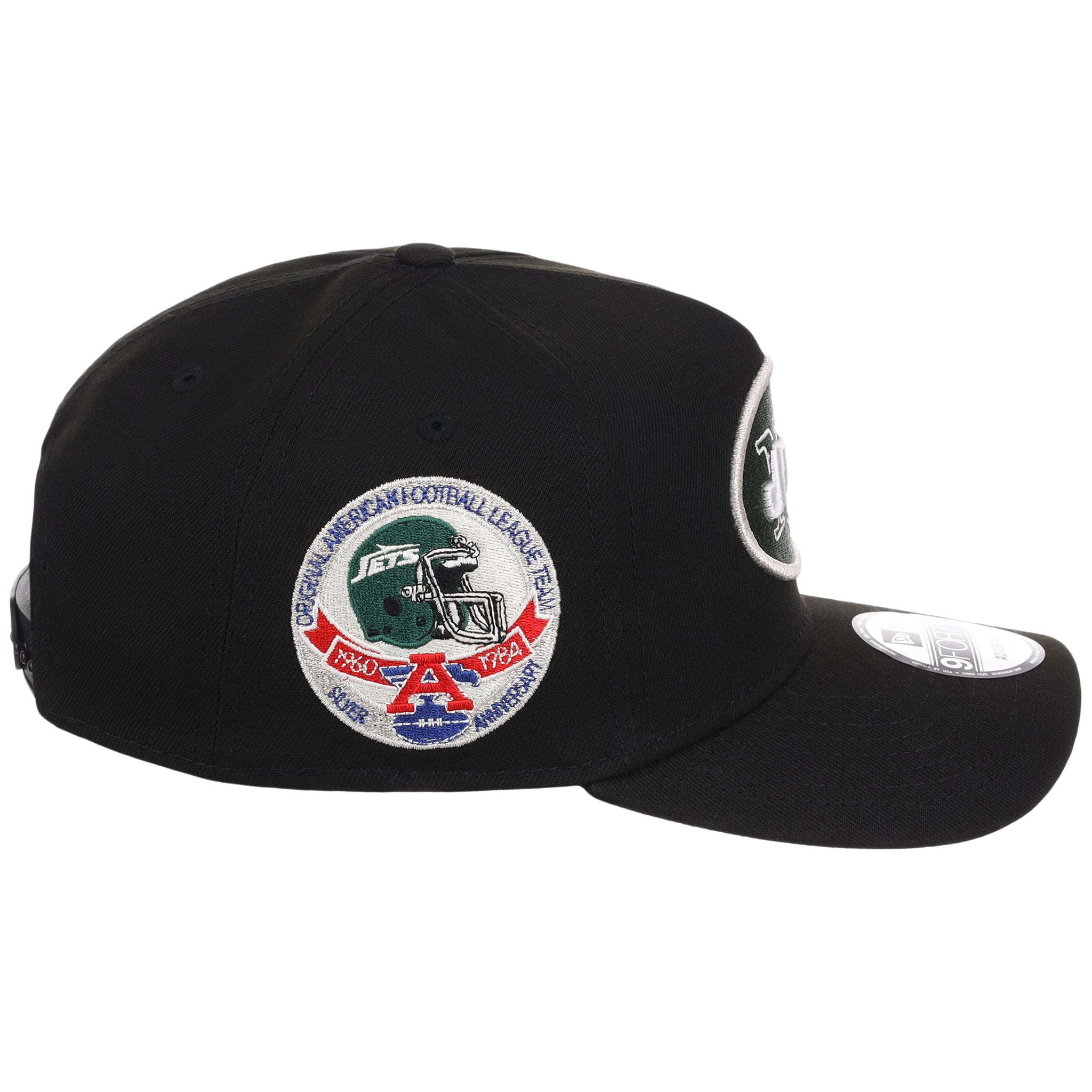 New York Jets NFL Black Dome New Era 9FORTY A-Frame