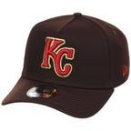 Kansas City Royals MLB Burnt Wood FASHION CORE New Era 9FORTY A-Frame