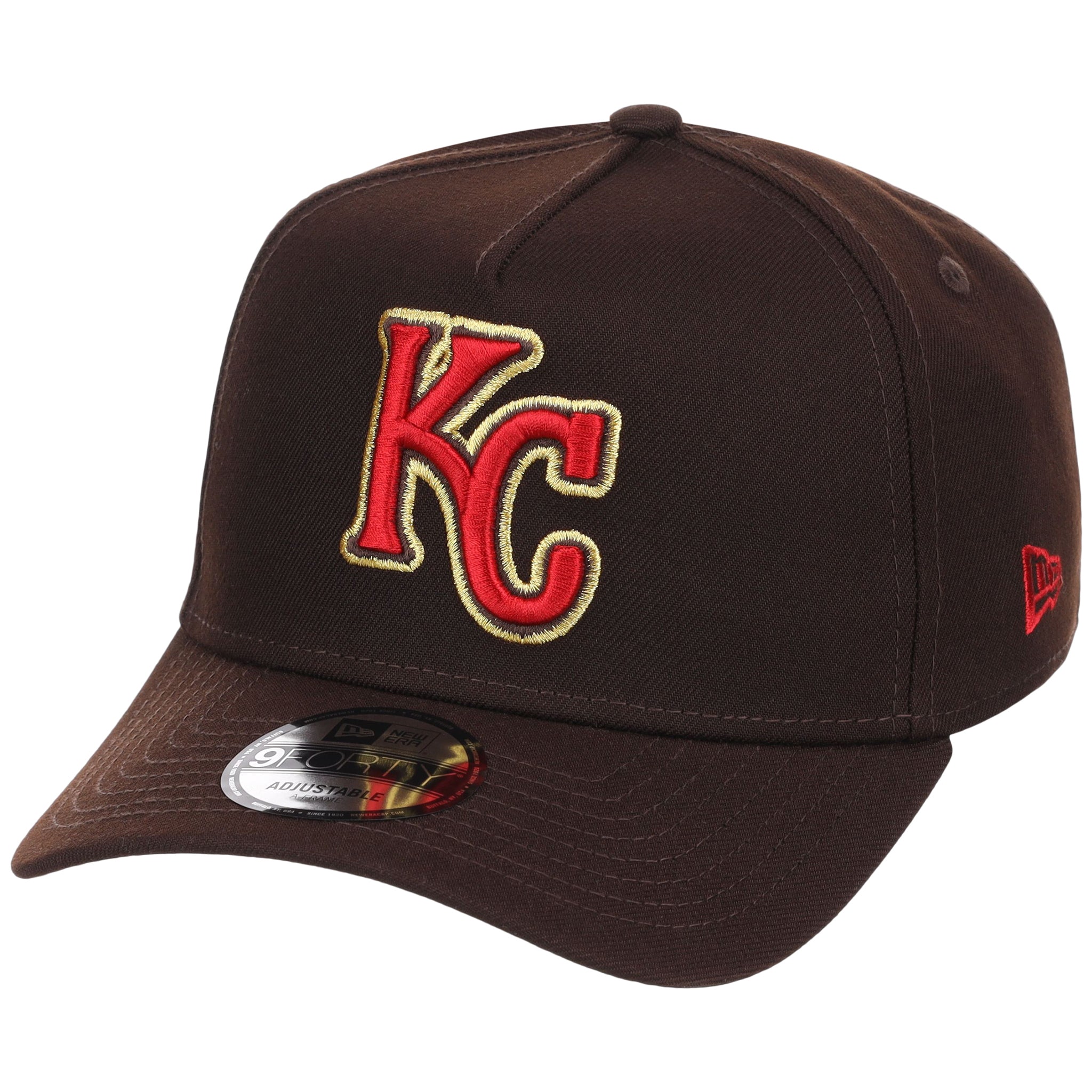 Kansas City Royals MLB Burnt Wood FASHION CORE New Era 9FORTY A-Frame