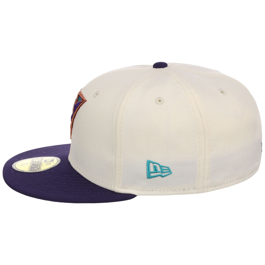 Arizona Diamondbacks MLB Flipmode 2.0 New Era 59FIFTY (Chrome/Purple/Gray)