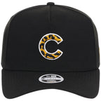 Chicago Cubs Women's New Era 9FORTY Black x Cheetah A-Frame
