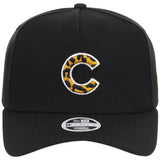 Chicago Cubs Women's New Era 9FORTY Black x Cheetah A-Frame