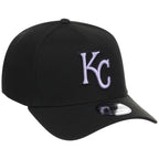 Kansas City Royals MLB Black x Lavender FASHION CORE New Era 9FORTY A-Frame