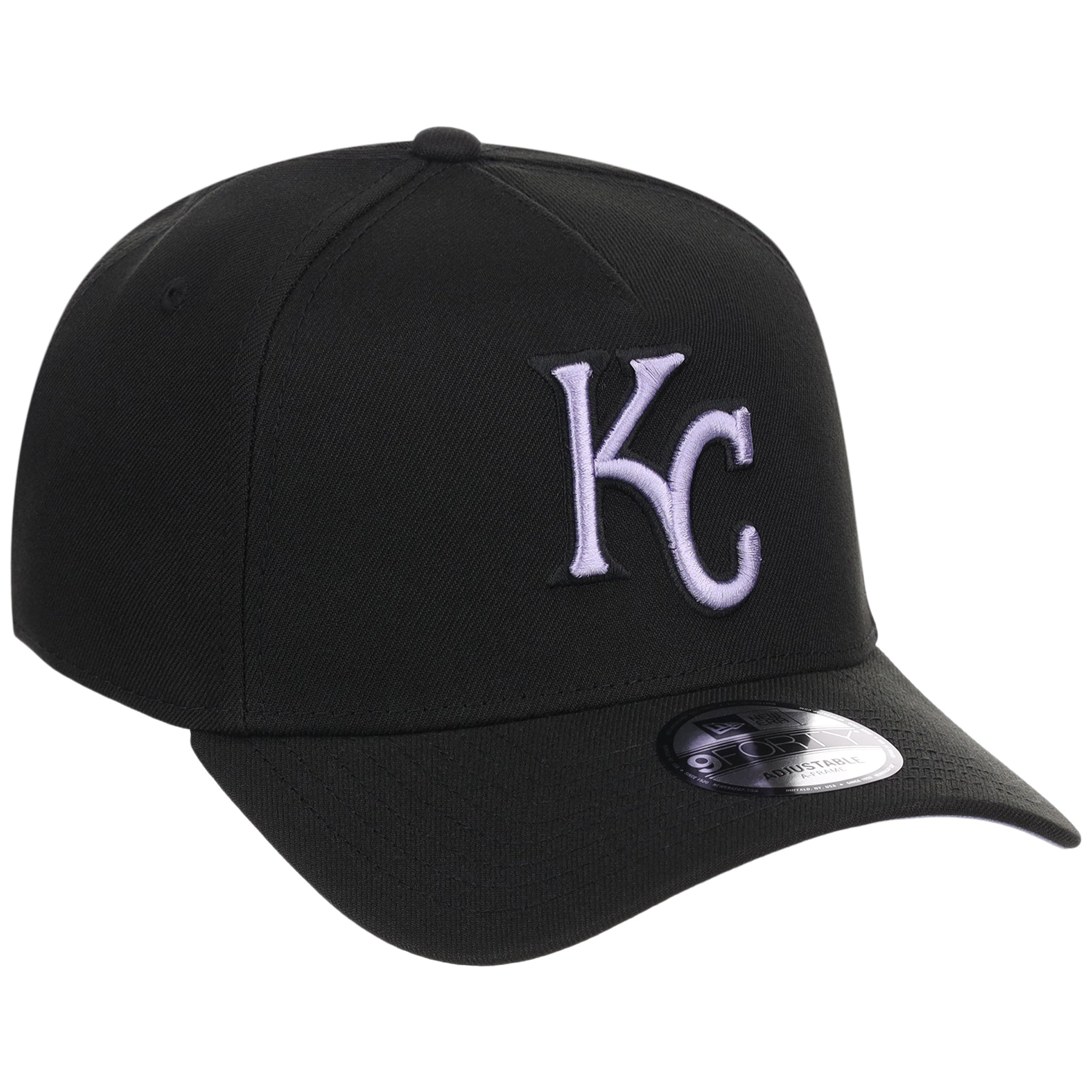 Kansas City Royals MLB Black x Lavender FASHION CORE New Era 9FORTY A-Frame