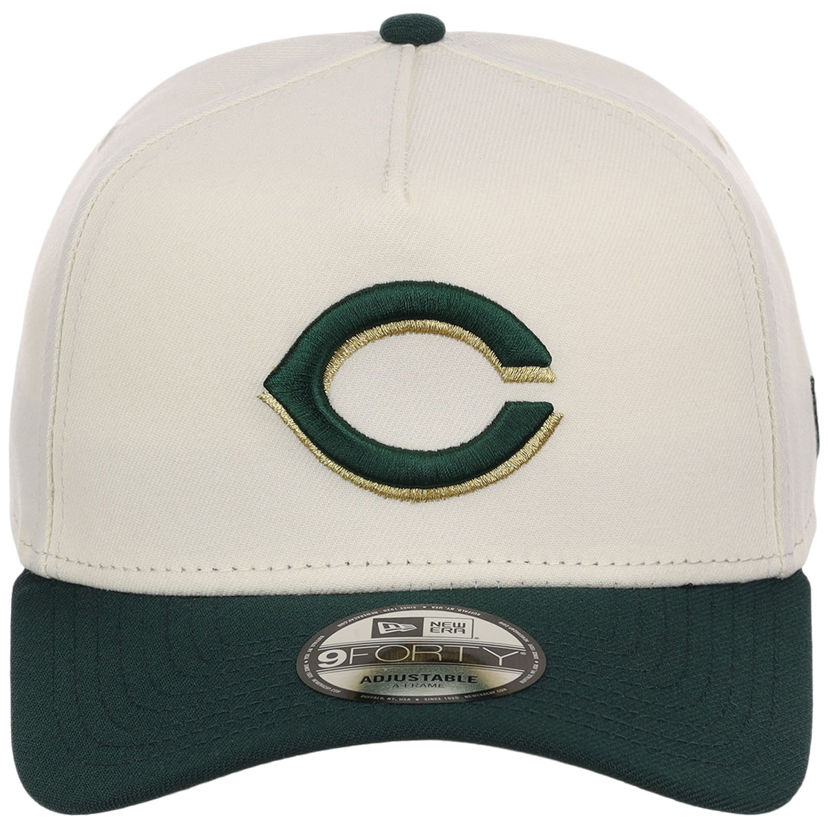 Cincinnati Reds MLB Chrome x Dark Green FASHION CORE New Era 9FORTY A-Frame