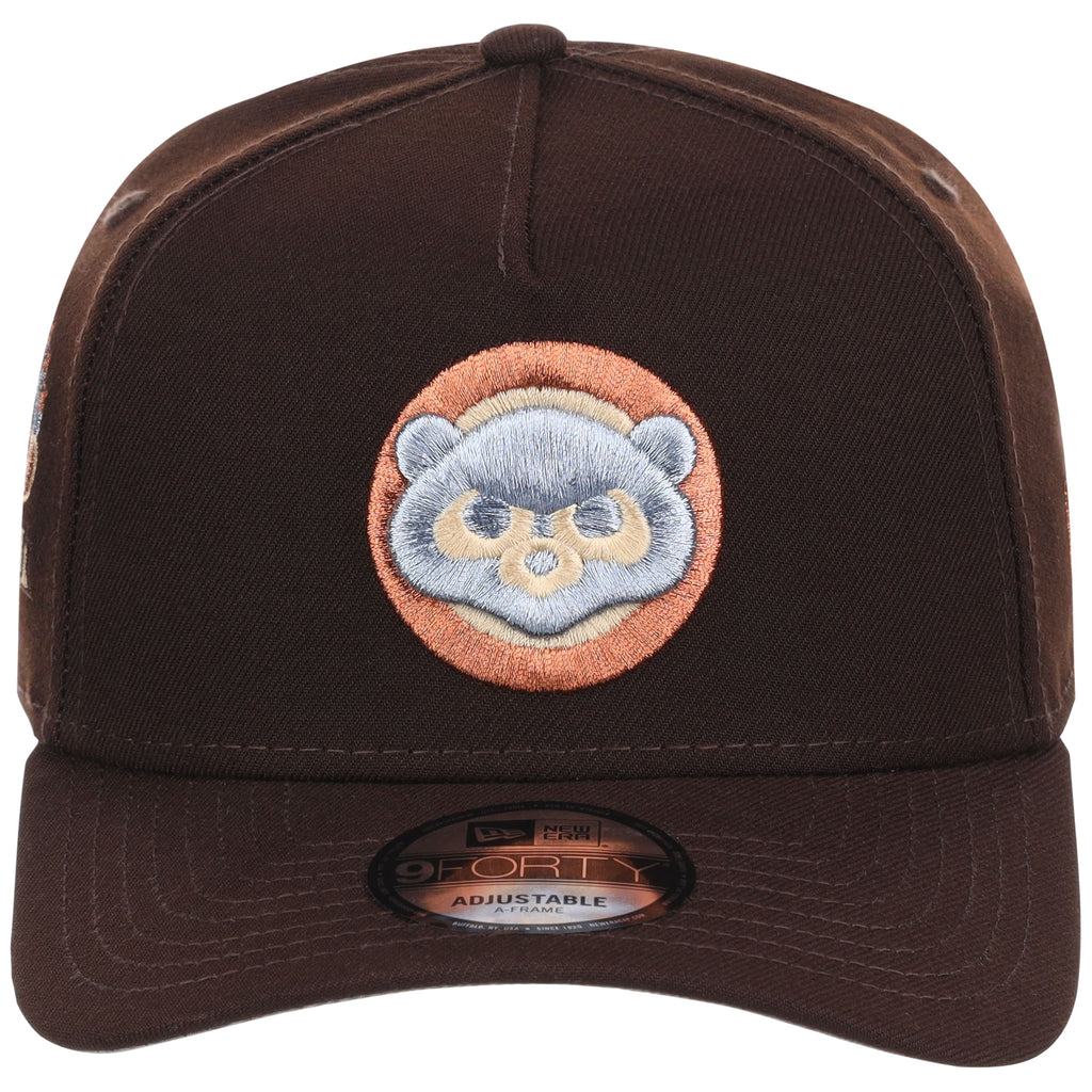 Chicago Cubs MLB Frosted Bark New Era 9FORTY A-Frame