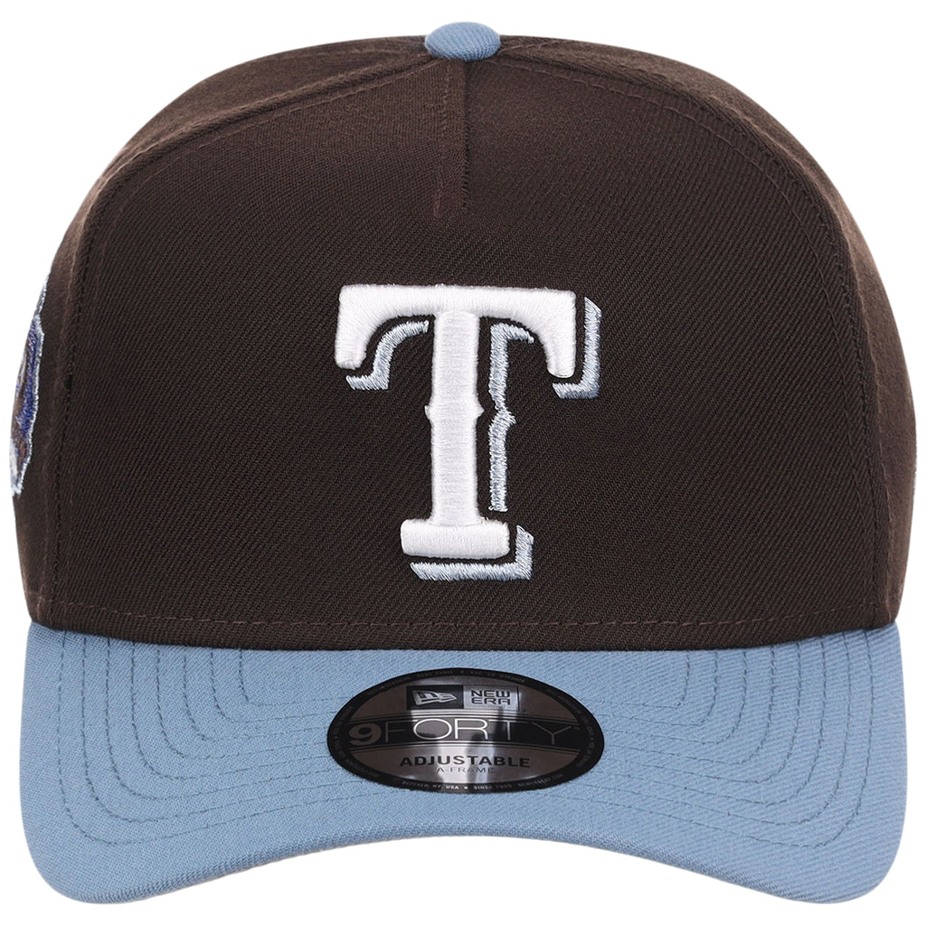 Texas Rangers MLB Driftwood Fade New Era 9FORTY A-Frame