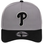 Philadelphia Phillies MLB Gray x Black FASHION CORE New Era 9FORTY A-Frame