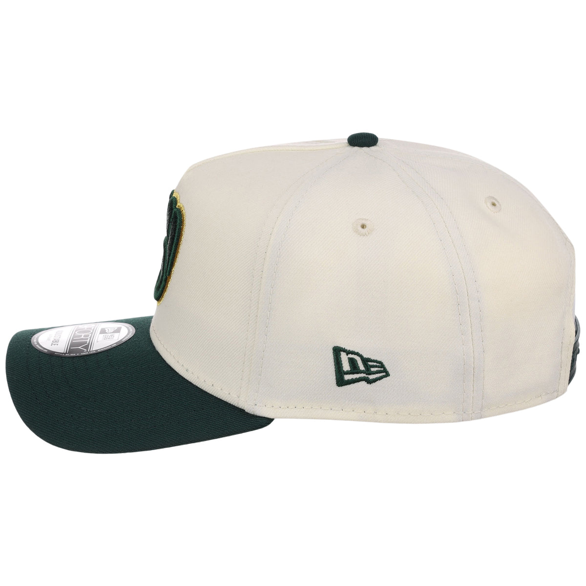 Milwaukee Brewers MLB Chrome x Dark Green FASHION CORE New Era 9FORTY A-Frame