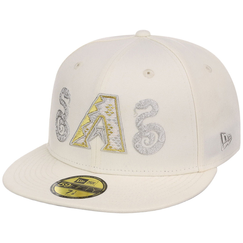 Arizona Diamondbacks Phoenix Crown the City New Era 59FIFTY (Chrome/Chrome)