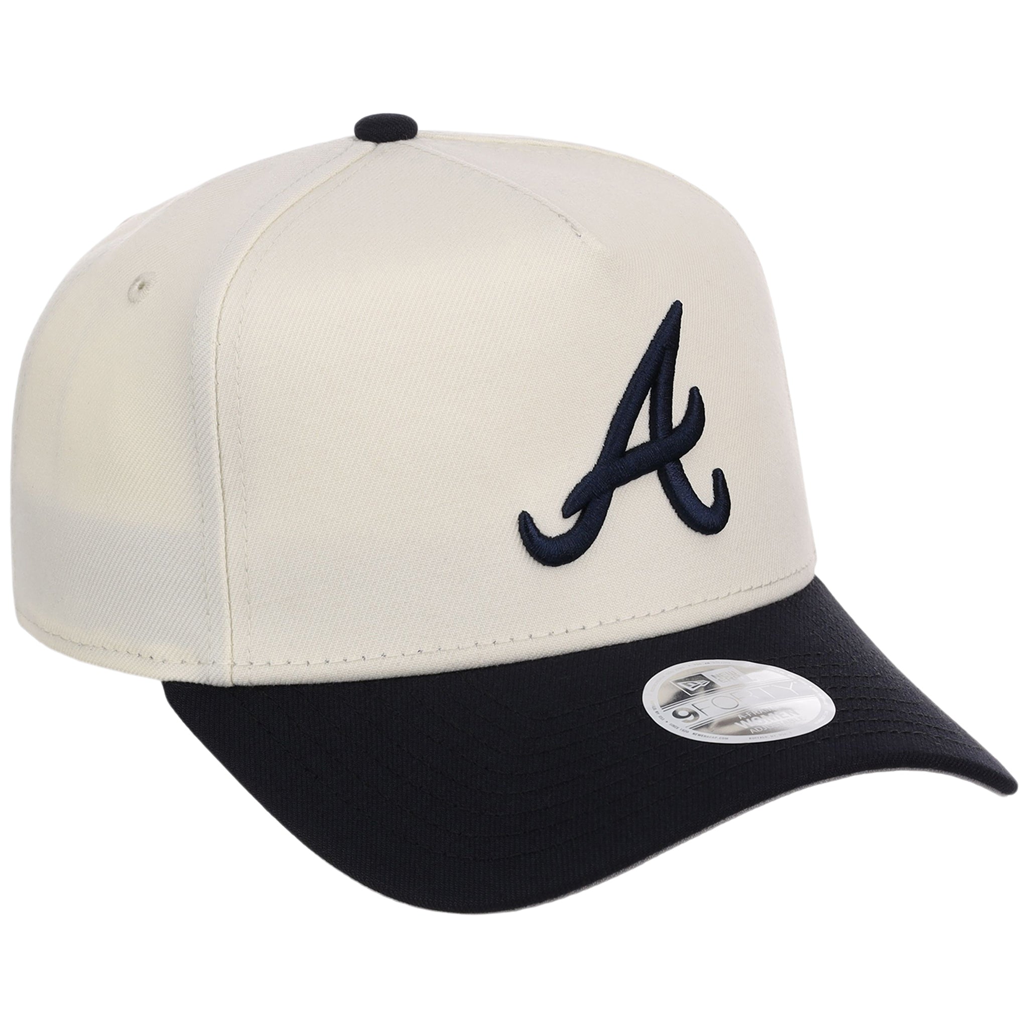 Atlanta Braves Women's New Era 9FORTY Chrome OTC A-Frame