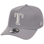 Texas Rangers MLB Gray x White FASHION CORE New Era 9FORTY A-Frame