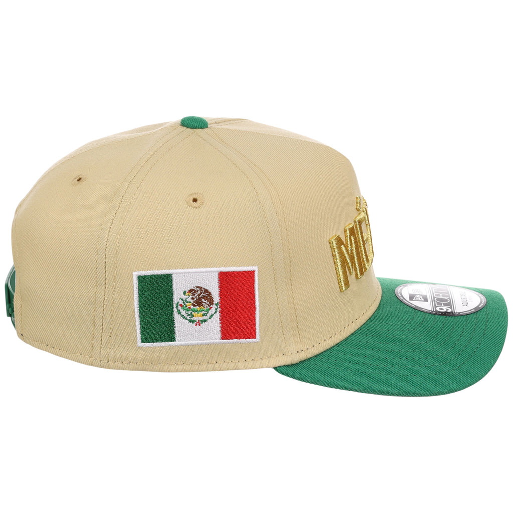 Mexico Independence Day - Crown the Country New Era 9FORTY (Gold/Kelly Green)