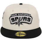 San Antonio Spurs NBA Chrome OTC New Era 59FIFTY (Chrome/Black)