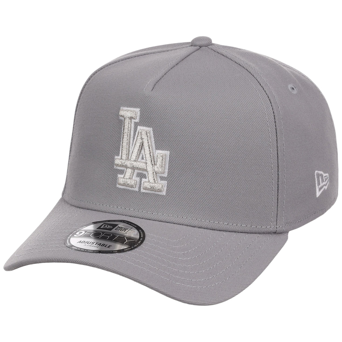 Los Angeles Dodgers MLB Gray x White FASHION CORE New Era 9FORTY A-Frame