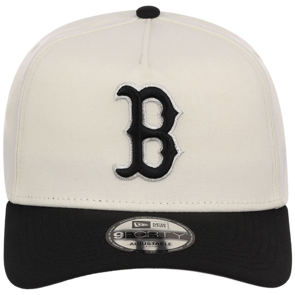 Boston Red Sox MLB Chrome x Black FASHION CORE New Era 9FORTY A-Frame