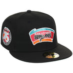 San Antonio Spurs NBA Black Dome New Era 59FIFTY