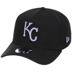 Kansas City Royals MLB Black x Lavender FASHION CORE New Era 9FORTY A-Frame