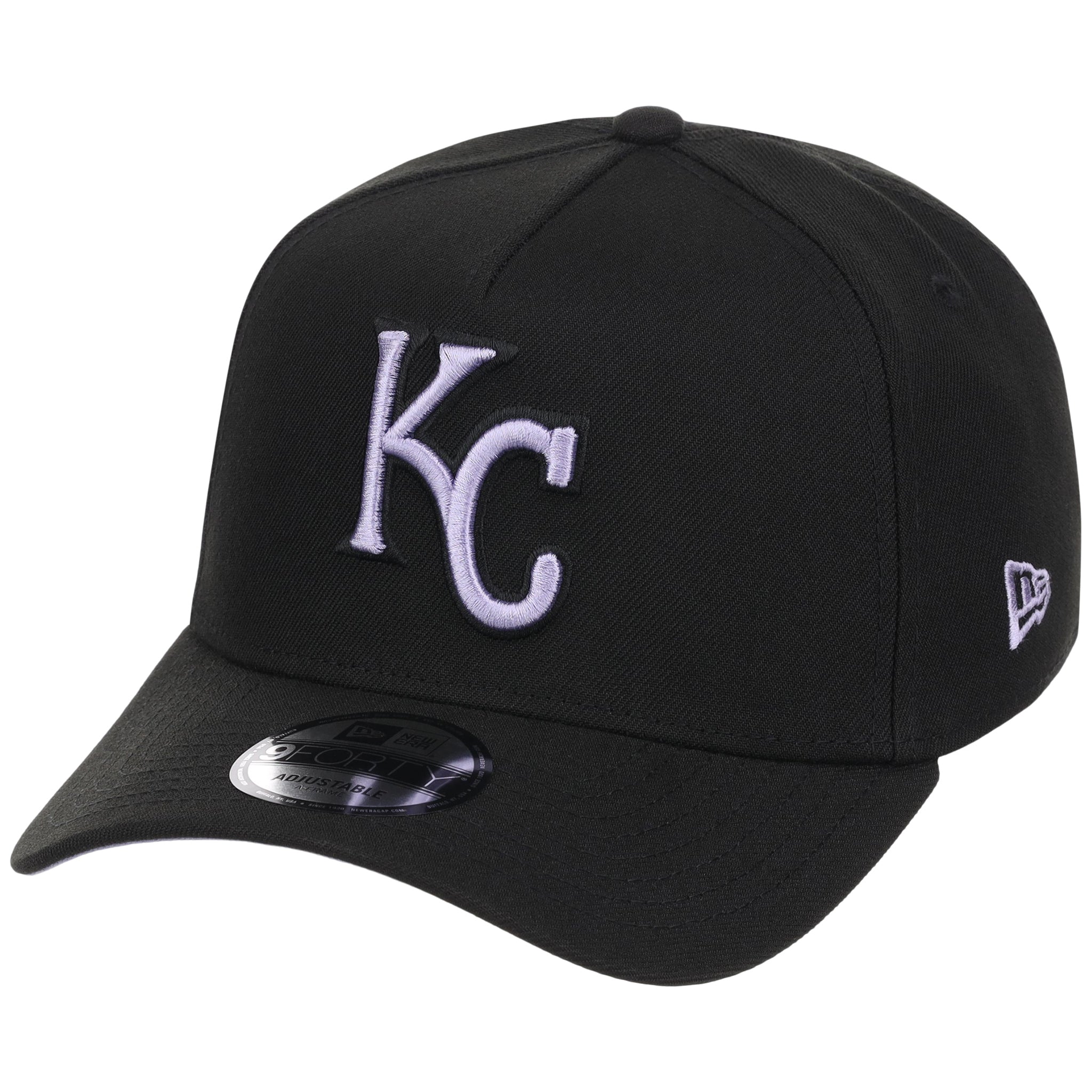 Kansas City Royals MLB Black x Lavender FASHION CORE New Era 9FORTY A-Frame