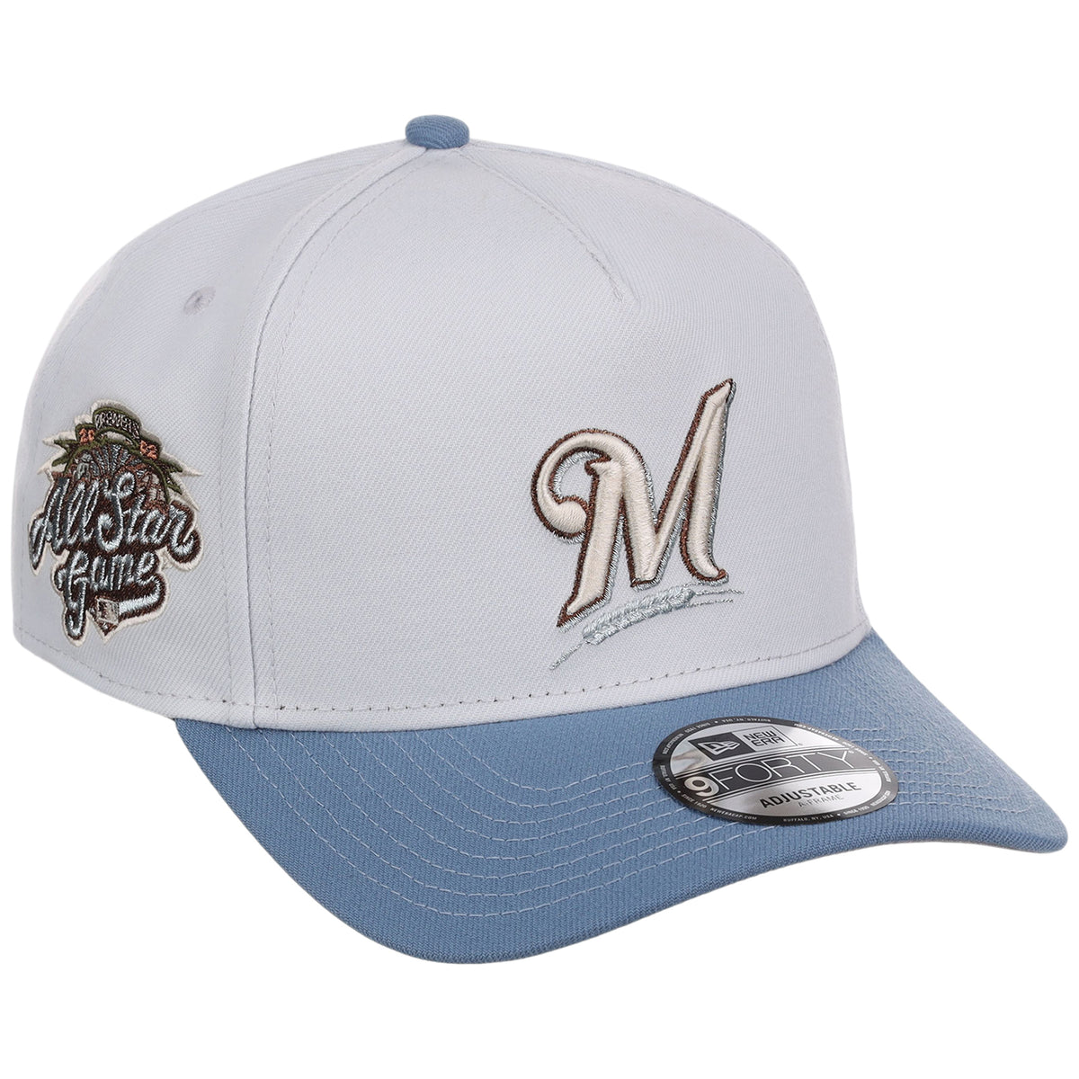 Milwaukee Brewers MLB Faded Spur New Era 9FORTY A-Frame