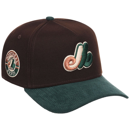Montreal Expos MLB Forest Ember New Era 9FORTY A-Frame