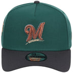 Milwaukee Brewers MLB Emerald Graphite New Era 9FORTY