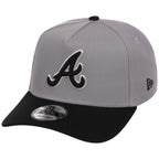 Atlanta Braves MLB Gray x Black FASHION CORE New Era 9FORTY A-Frame