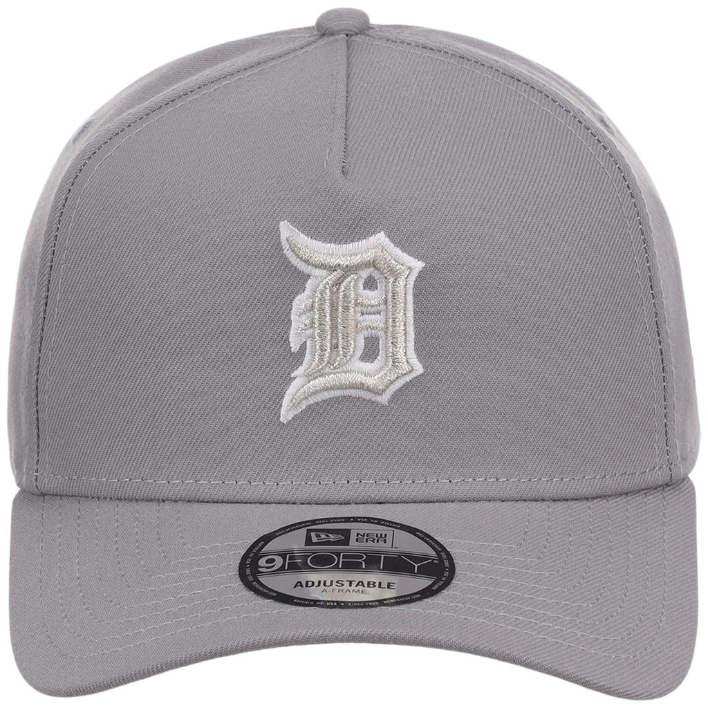 Detroit Tigers MLB Gray x White FASHION CORE New Era 9FORTY A-Frame