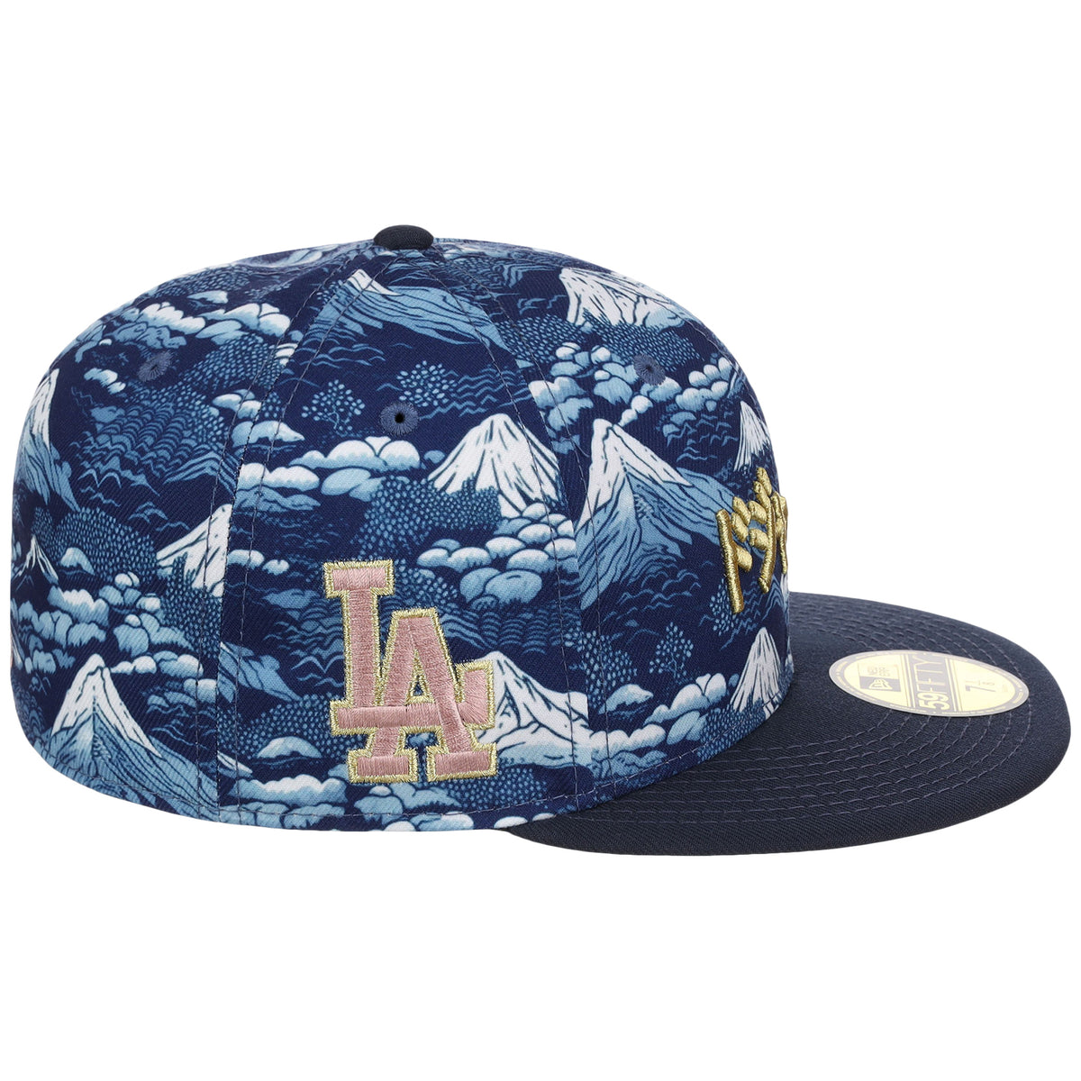 Los Angeles Dodgers Pacific Canvas New Era 59FIFTY (Multi/Dark Royal)