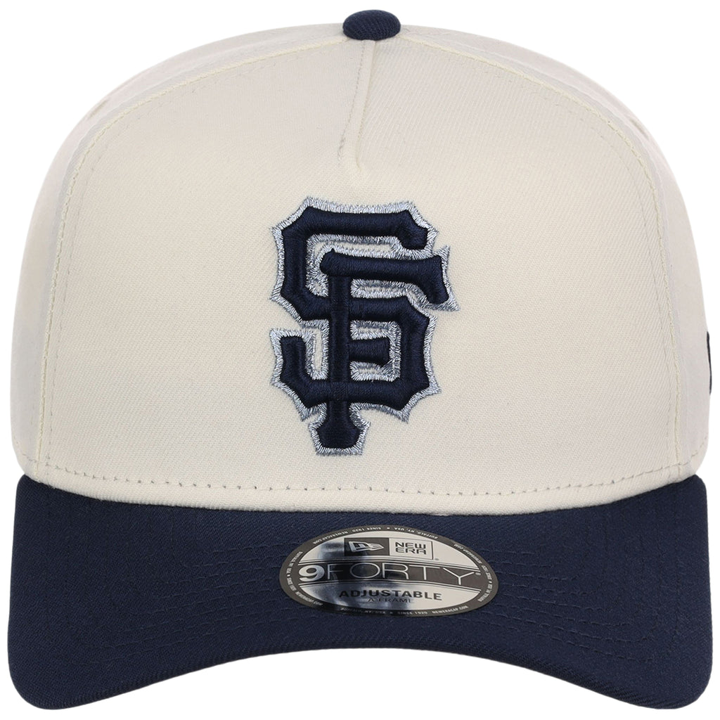 San Francisco Giants MLB Chrome x Navy FASHION CORE New Era 9FORTY A-Frame