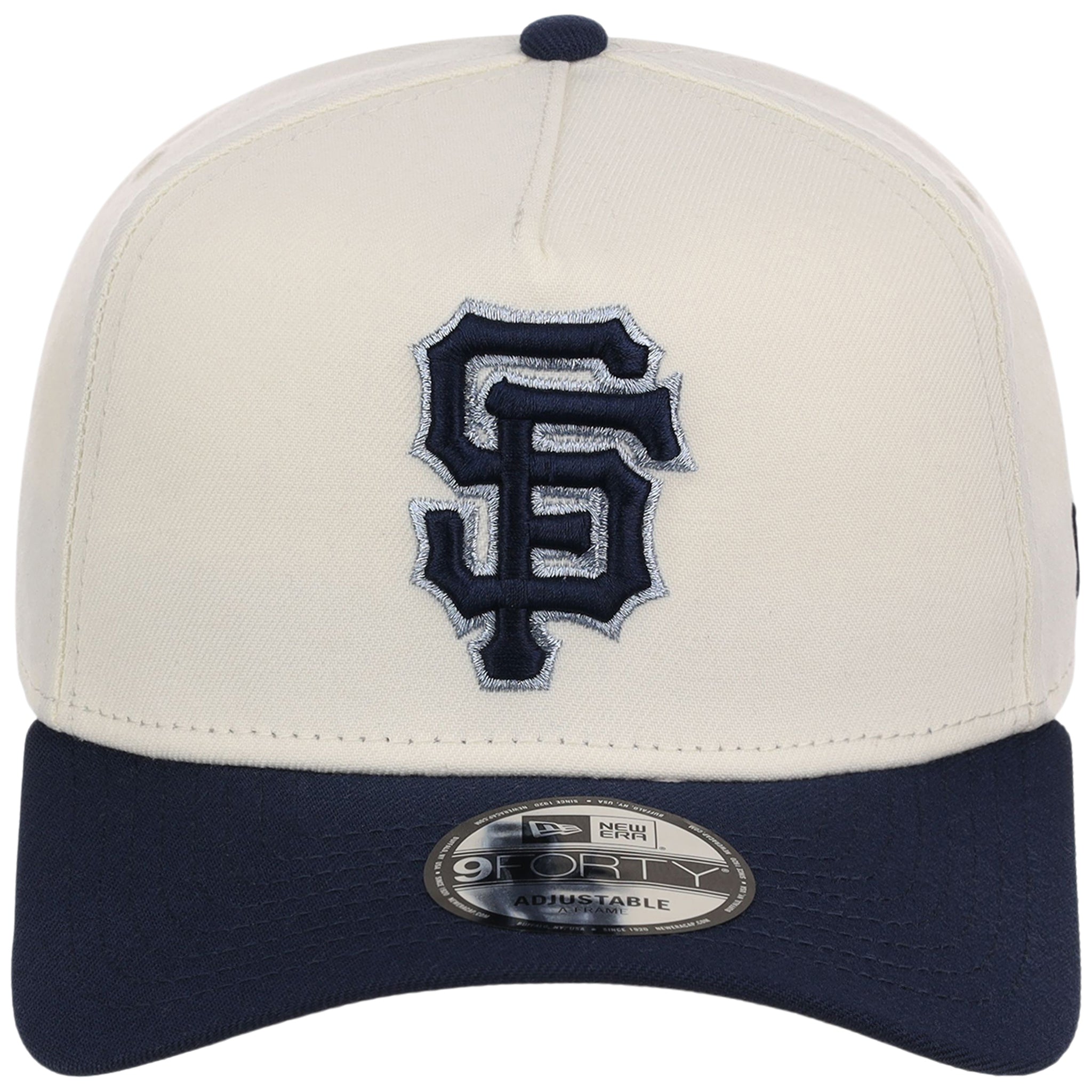 San Francisco Giants MLB Chrome x Navy FASHION CORE New Era 9FORTY A-Frame
