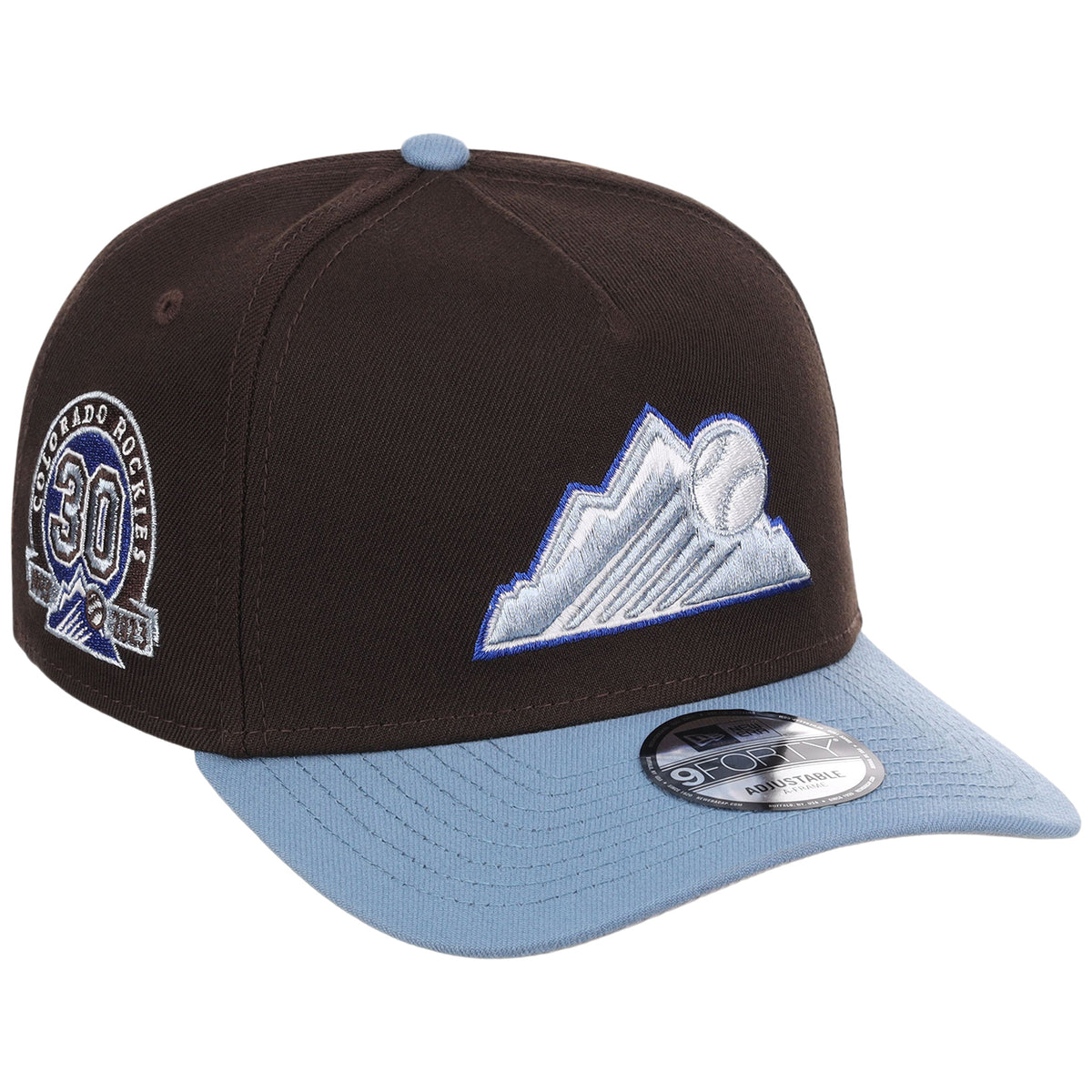 Colorado Rockies MLB Driftwood Fade New Era 9FORTY A-Frame