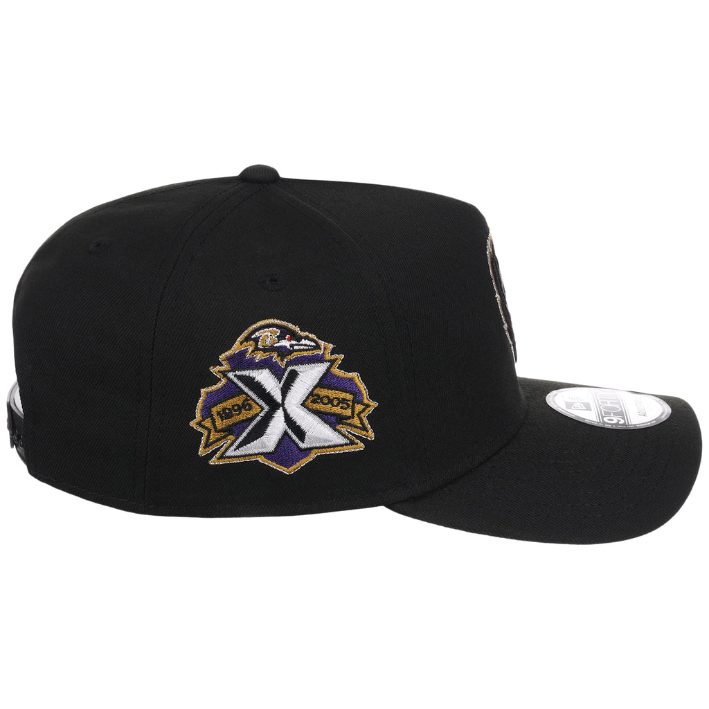 Baltimore Ravens NFL Black Dome New Era 9FORTY A-Frame