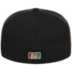 Hub City Spartanburgers MiLB Burger Day New Era 59FIFTY (Black/Black)