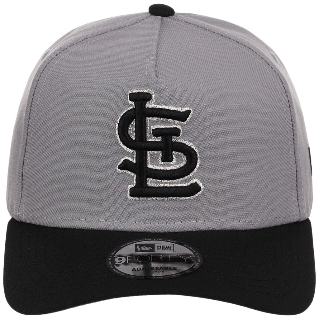 St. Louis Cardinals MLB Gray x Black FASHION CORE New Era 9FORTY A-Frame