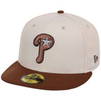 Philadelphia Phillies MLB Auburn Cream New Era 59FIFTY
