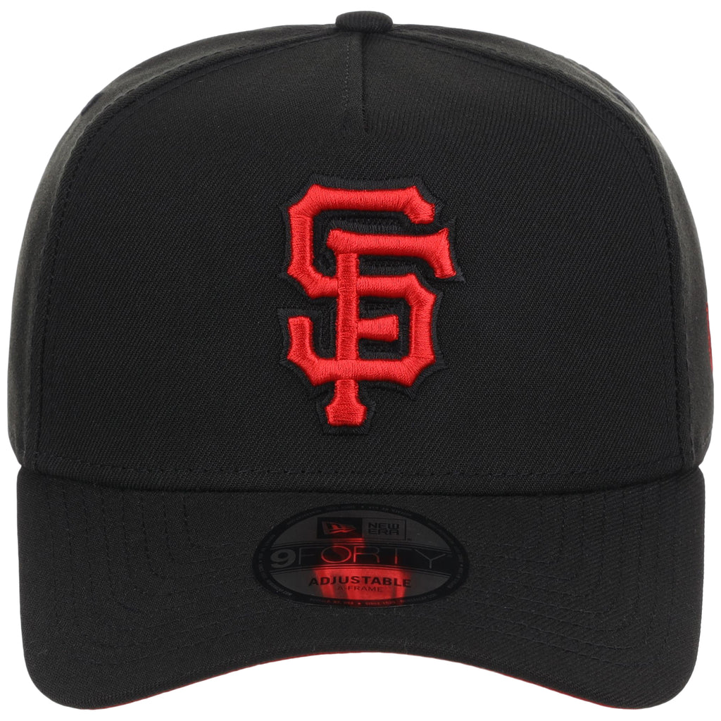 San Francisco Giants MLB Black x Red FASHION CORE New Era 9FORTY A-Frame