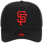 San Francisco Giants MLB Black x Red FASHION CORE New Era 9FORTY A-Frame