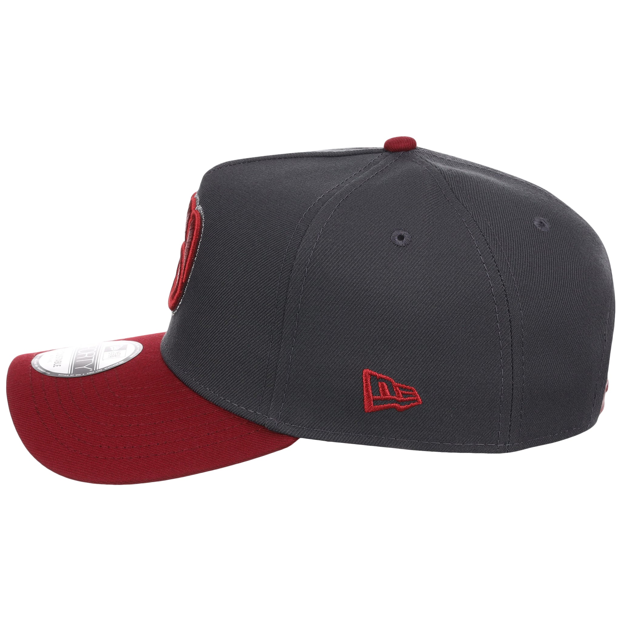 Milwaukee Brewers MLB Graphite x Cardinal FASHION CORE New Era 9FORTY A-Frame