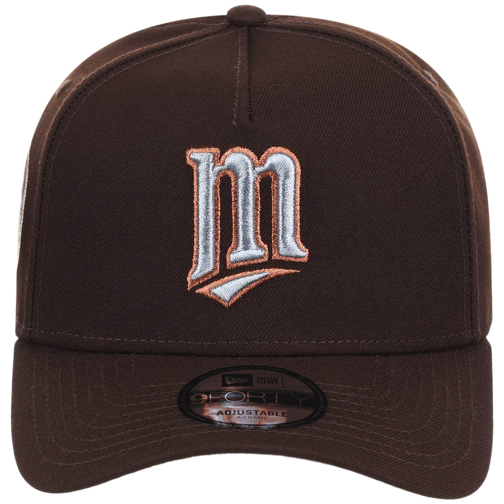 Minnesota Twins MLB Frosted Bark New Era 9FORTY A-Frame