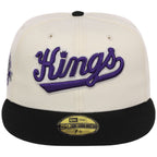 Sacramento Kings NBA Chrome OTC New Era 59FIFTY (Chrome/Black)