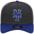New York Mets MLB Graphite x Royal FASHION CORE New Era 9FORTY A-Frame