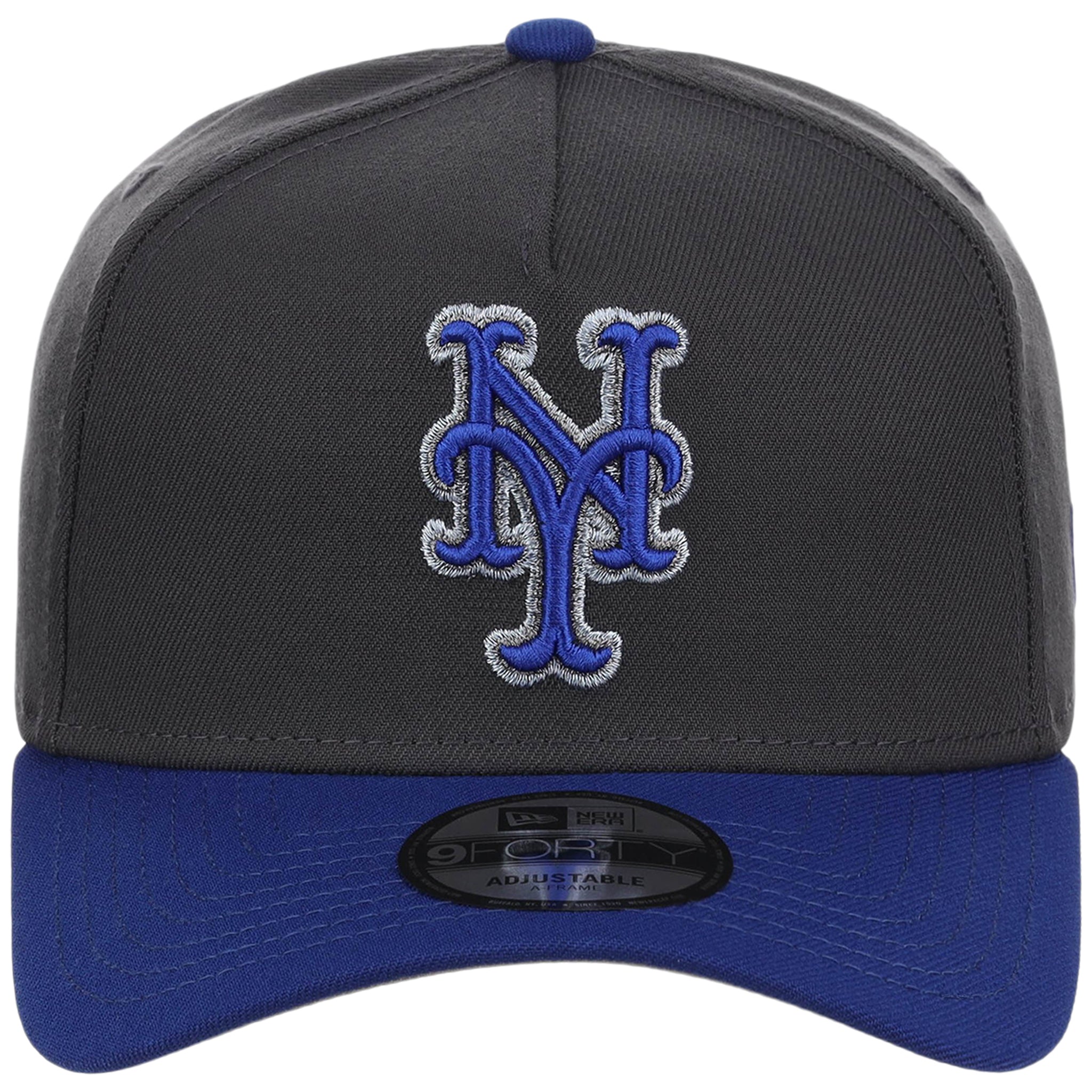 New York Mets MLB Graphite x Royal FASHION CORE New Era 9FORTY A-Frame
