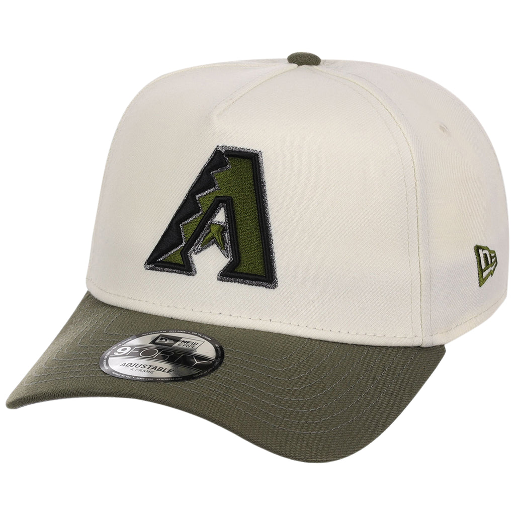 Arizona Diamondbacks MLB Chrome Olive New Era 9FORTY