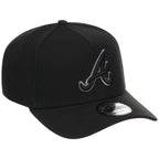 Atlanta Braves MLB Black x Pewter FASHION CORE New Era 9FORTY A-Frame