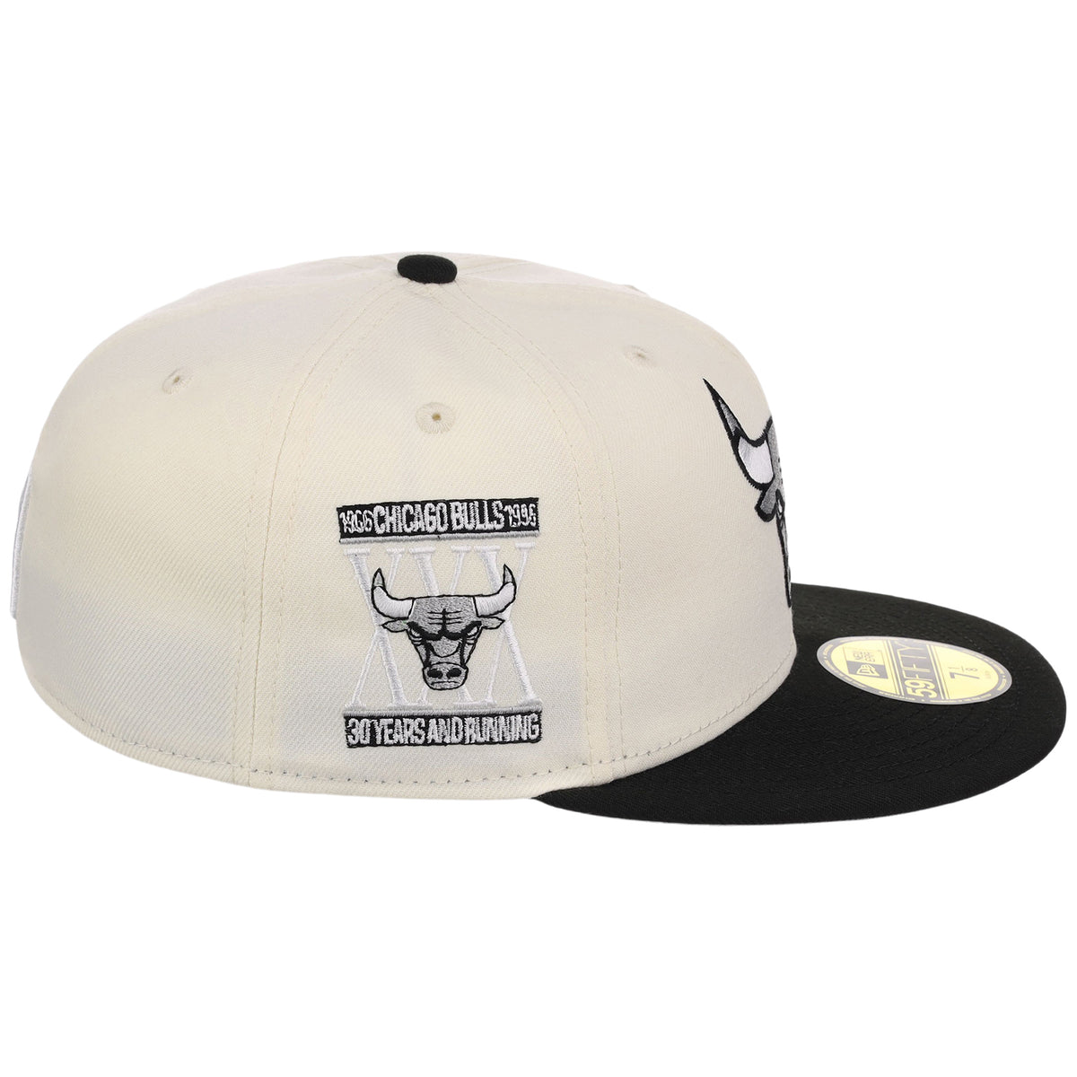 Chicago Bulls Chicago Sole New Era 59FIFTY (Chrome/Black)