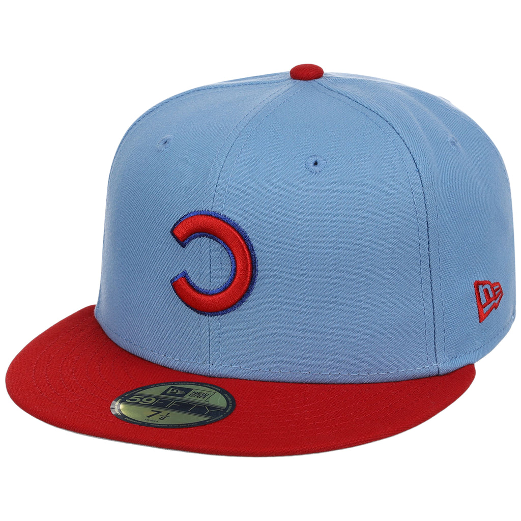 Chicago Cubs MLB Flipmode 2.0 New Era 59FIFTY (Sky/Red/Gray)