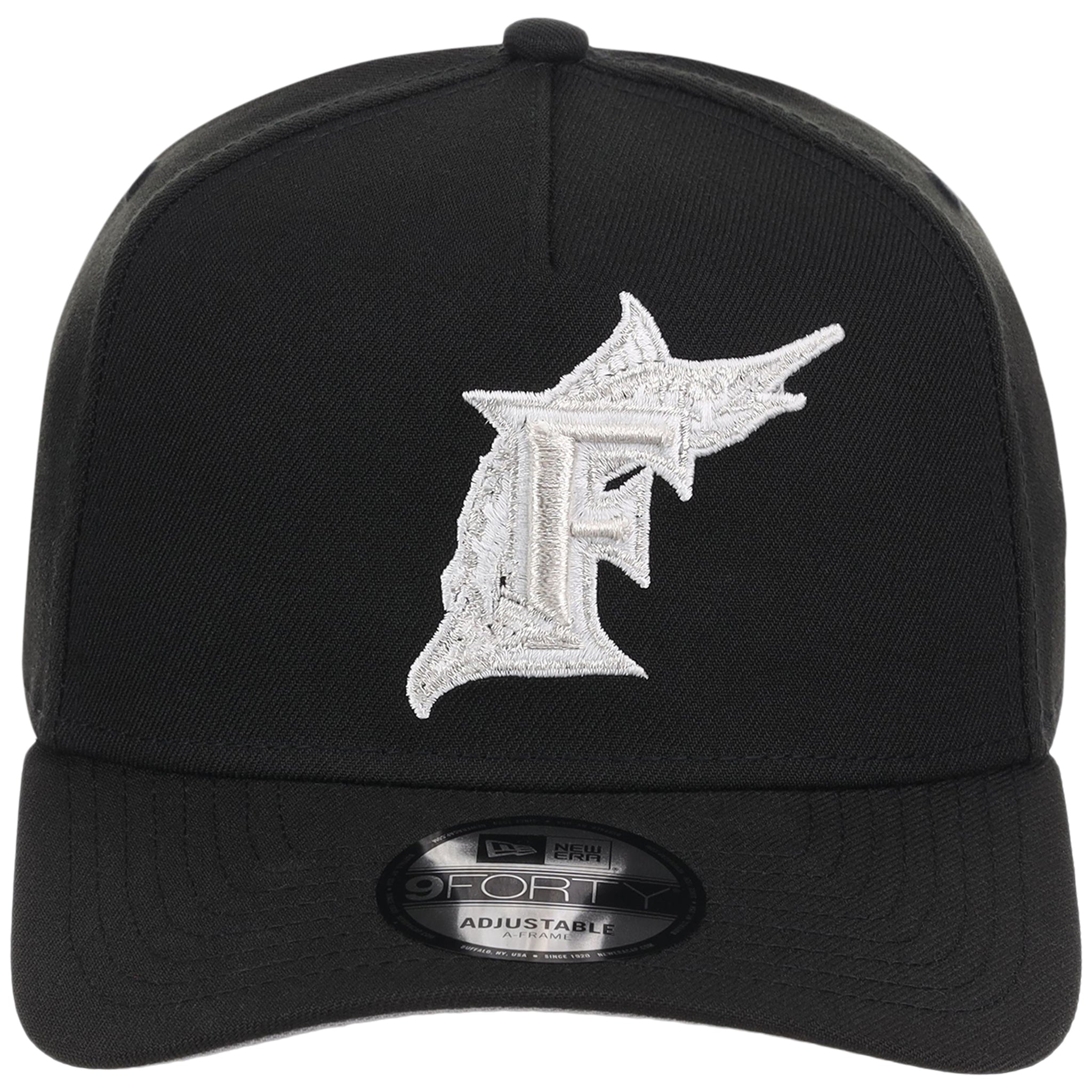 Miami Marlins MLB Black x White FASHION CORE New Era 9FORTY A-Frame