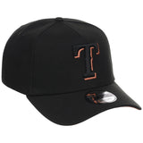 Texas Rangers MLB Black x Rust FASHION CORE New Era 9FORTY A-Frame